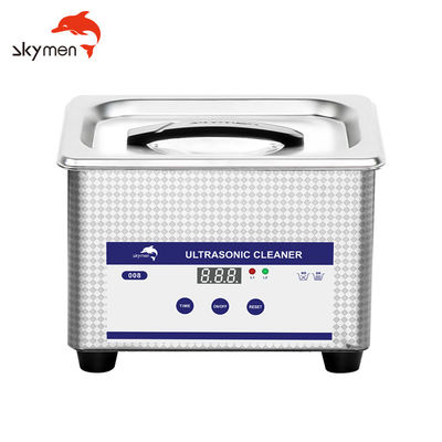 Eyeglasses ο υπερηχητικός καθαριστής PCB Skymen κοσμήματος εξαερώνει την επίδειξη σκουπισμάτων 0.8L LCD
