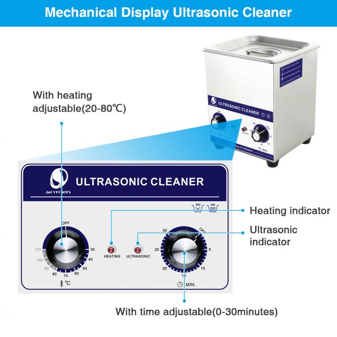 2L χρονομέτρων θερμαστρών υπερηχητικός καθαριστής μηχανών οικιακών οργάνων καθαρίζοντας