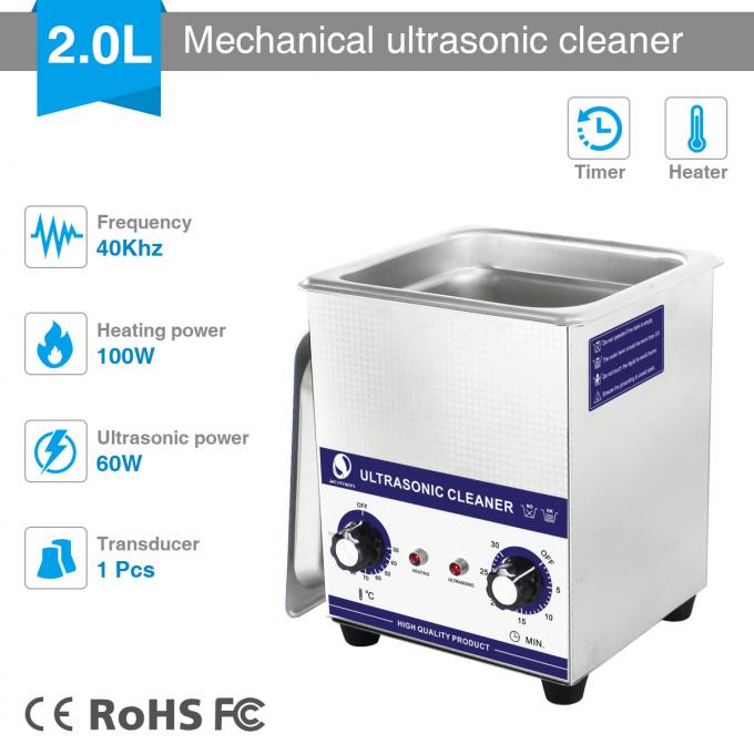 2L χρονομέτρων θερμαστρών υπερηχητικός καθαριστής μηχανών οικιακών οργάνων καθαρίζοντας